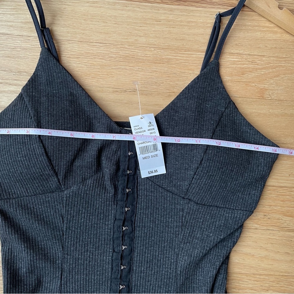 L.A. Hearts Gray Clasp Hook Up Mini Dress New With Tags - Picture 8 of 11